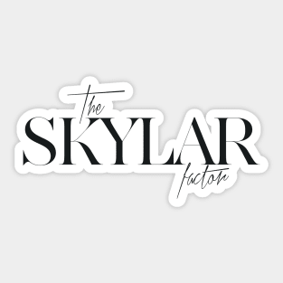 The Skylar Factor Sticker